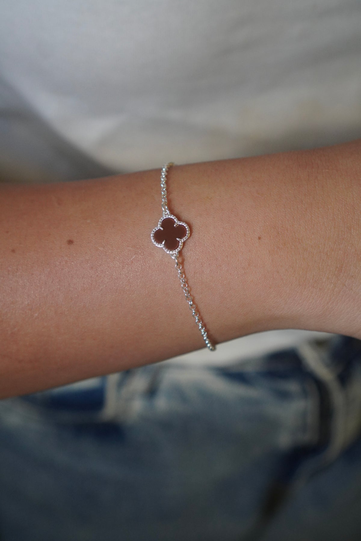 Pulseira Trevo - Prata 925