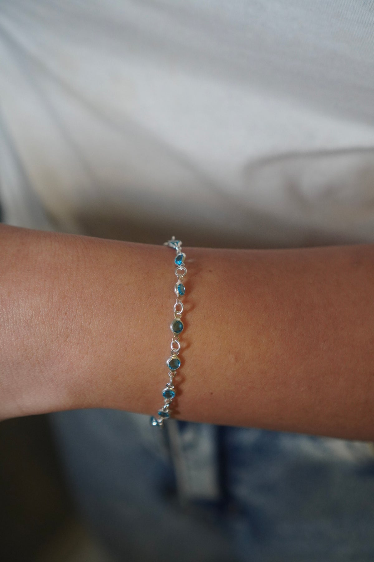 Pulseira Raibbow 18 + 4cm - Prata 925