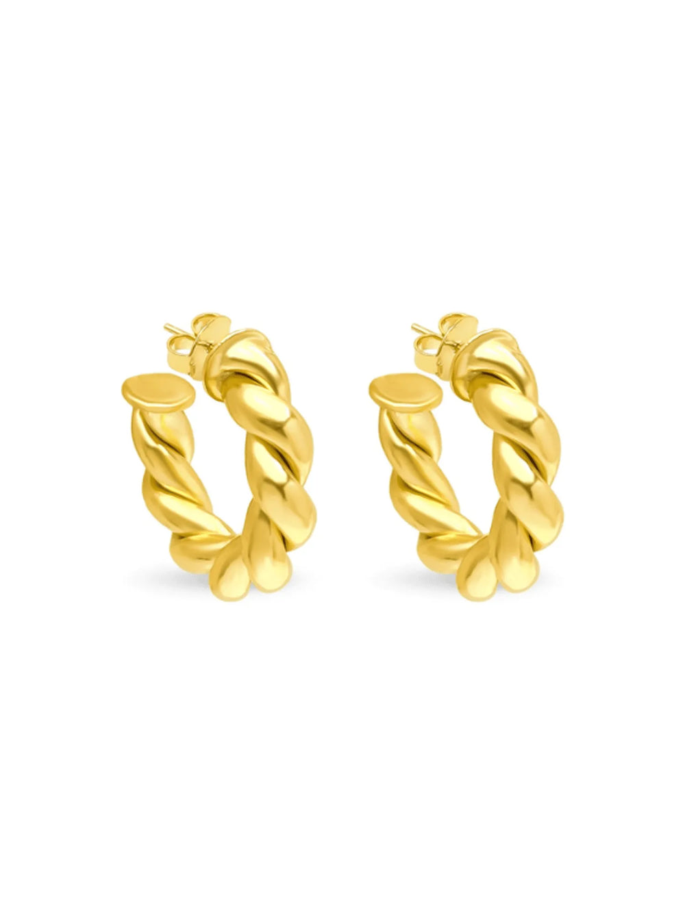 Brinco Polly - Banho em  Ouro