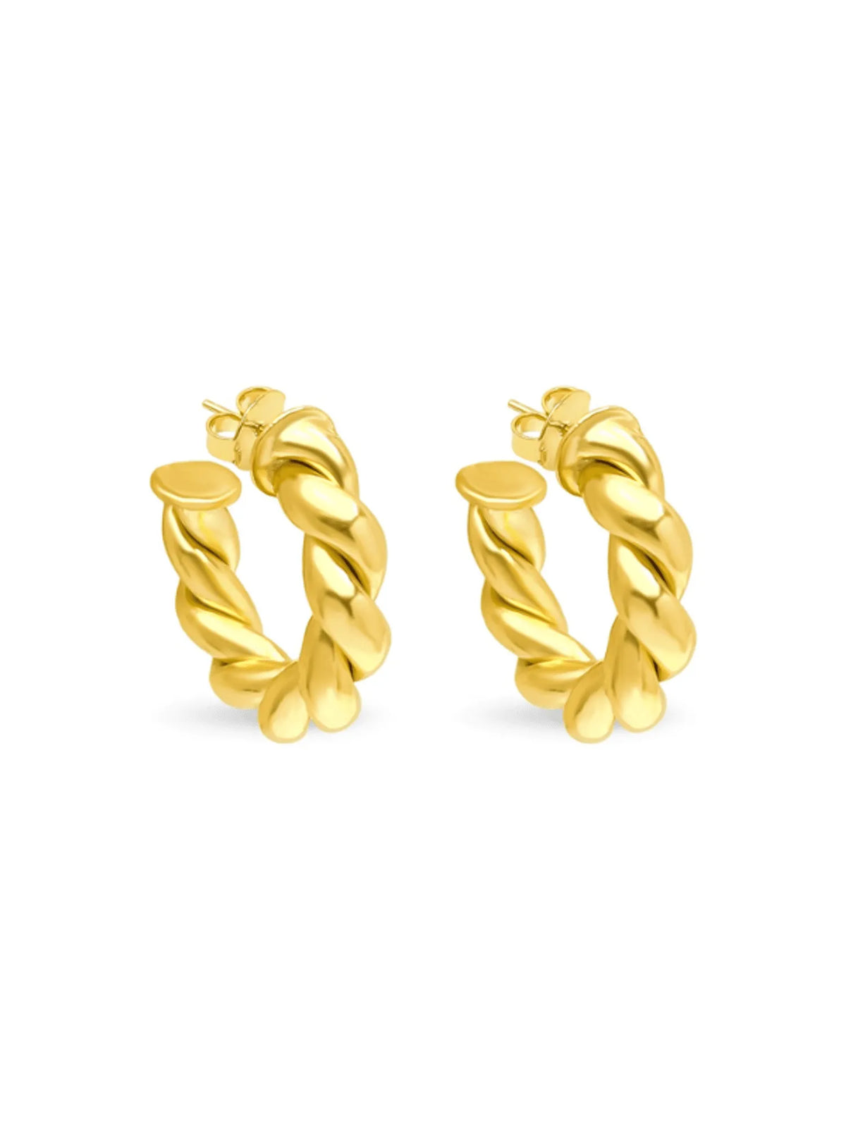 Brinco Polly - Banho em  Ouro