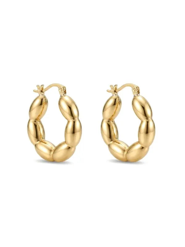 Brinco Maya -  Banho em Ouro