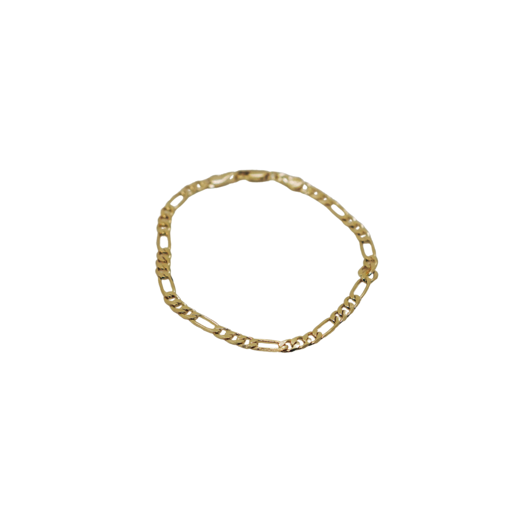 Pulseira Grumet Classic 20cm - Banho em Ouro