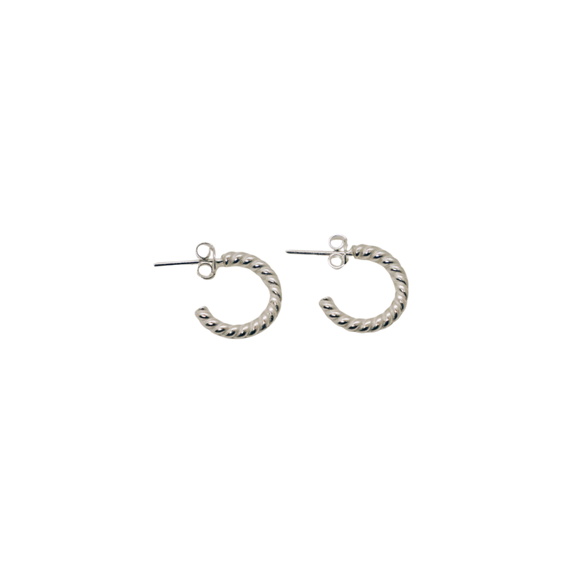 Argola Essenza 1,5cm diâmetro + 3mm de espessura - Prata 925