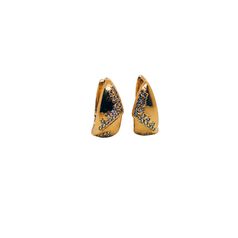 Argola Click - Banho em Ouro
