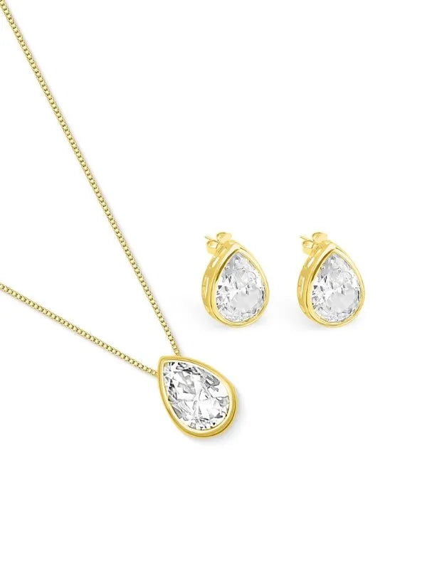 Conjunto Galeia Adore - Banho em Ouro